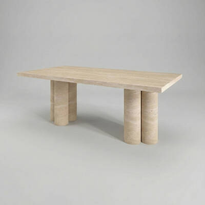 Alvear Traverten Yemek Masası - 3