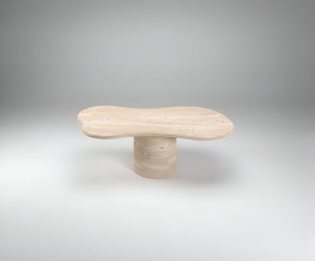 Ancona Traverten Orta Sehpa - 2