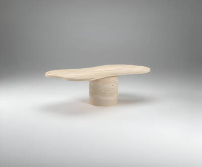 Ancona Traverten Orta Sehpa - 3