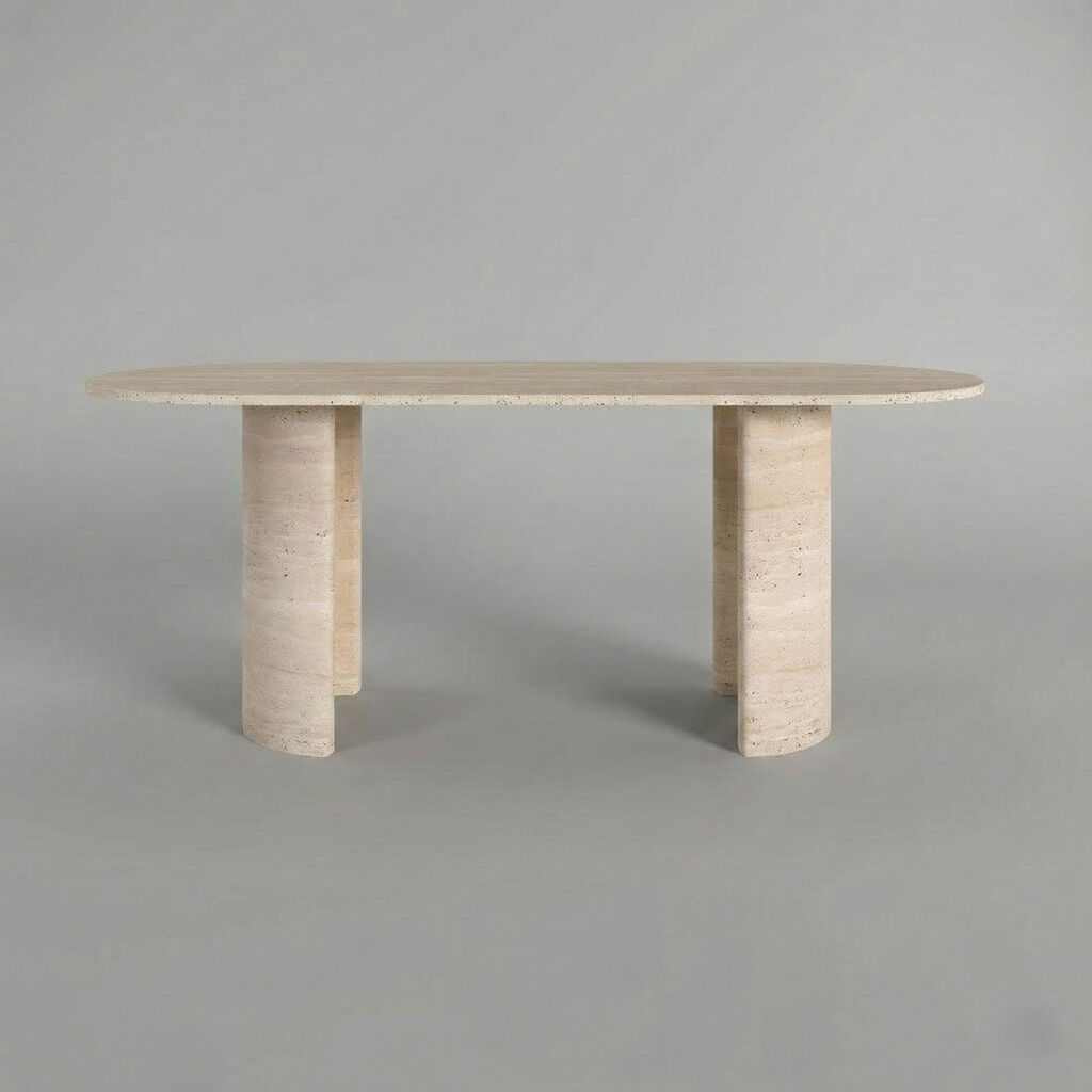 Areco Traverten Yemek Masası - 2