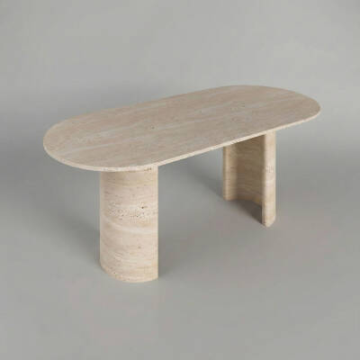 Areco Traverten Yemek Masası - 3