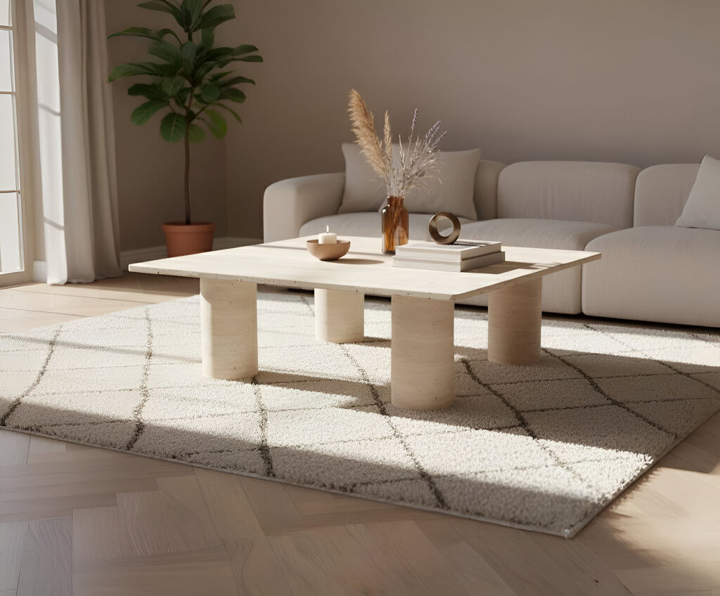 Asinara Traverten Orta Sehpa - 1