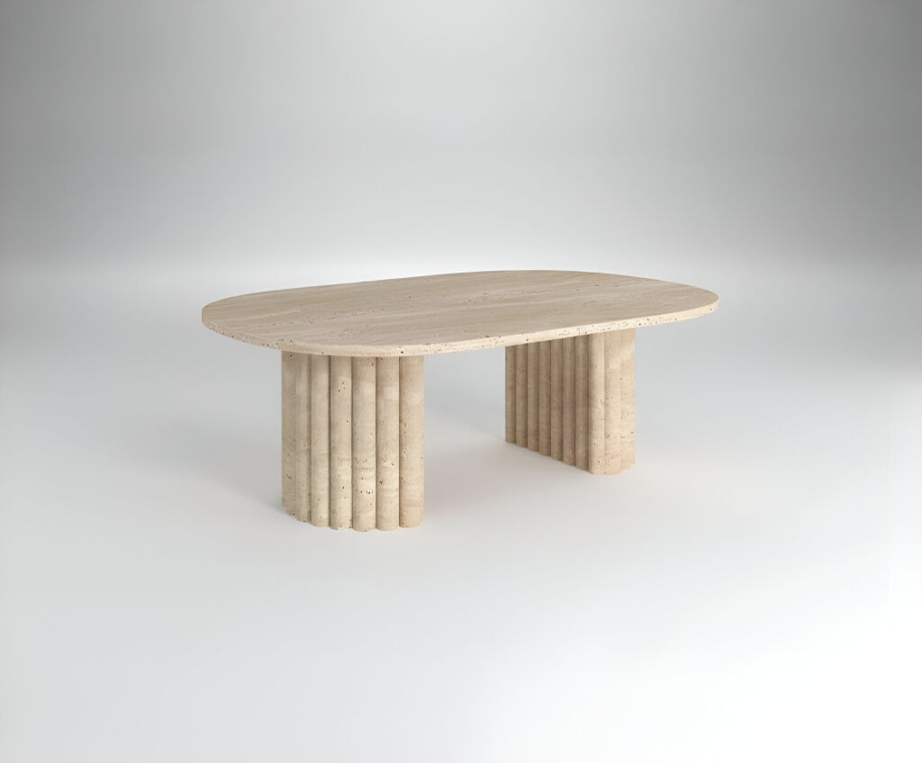 Bari Traverten Orta Sehpa - 2