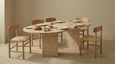 Barinas Traverten Yemek Masası - 2