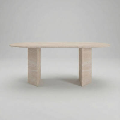 Barinas Traverten Yemek Masası - 3