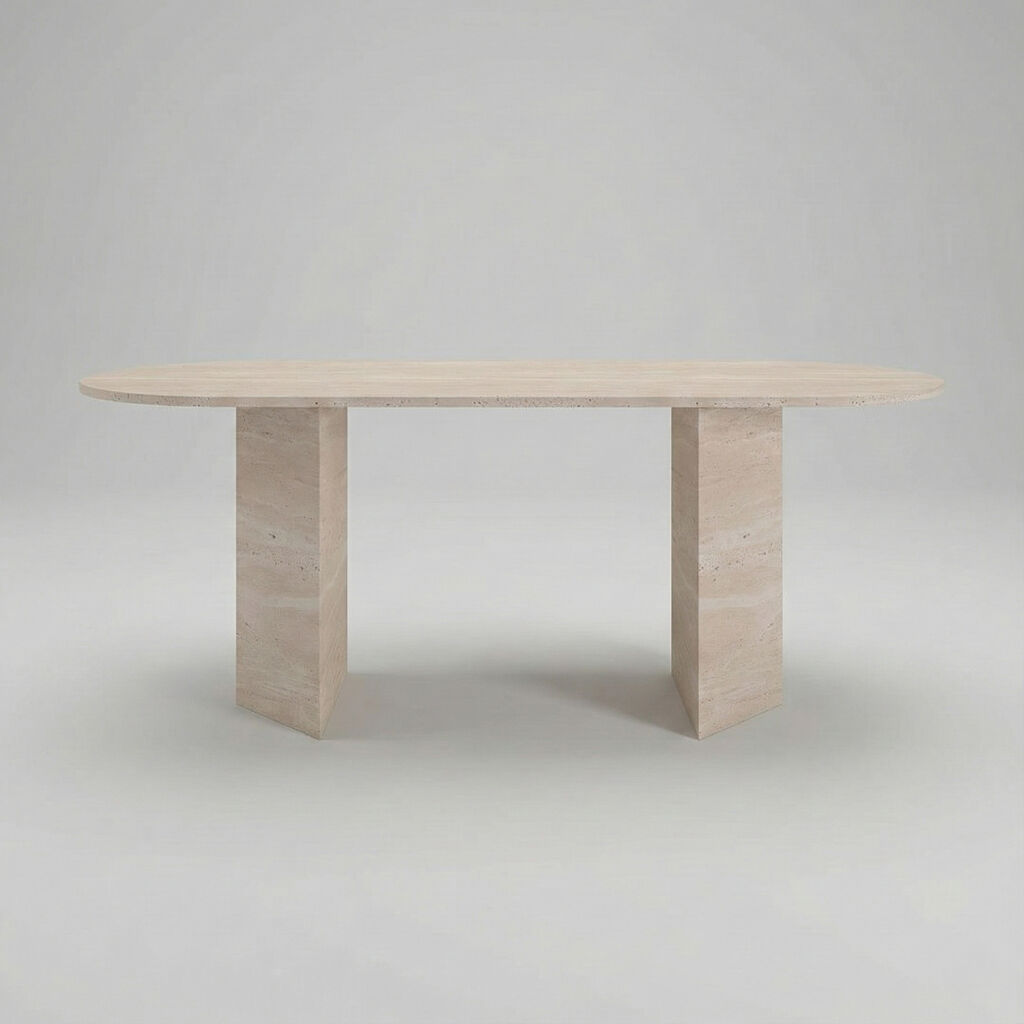 Barinas Traverten Yemek Masası - 3