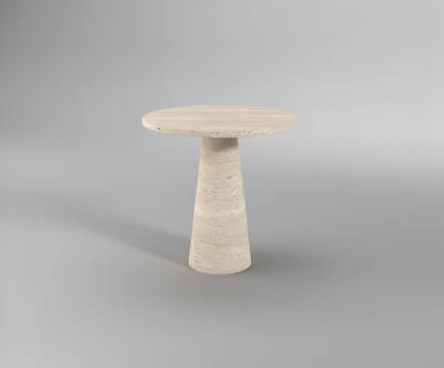 Barla Traverten Yan Sehpa - 2