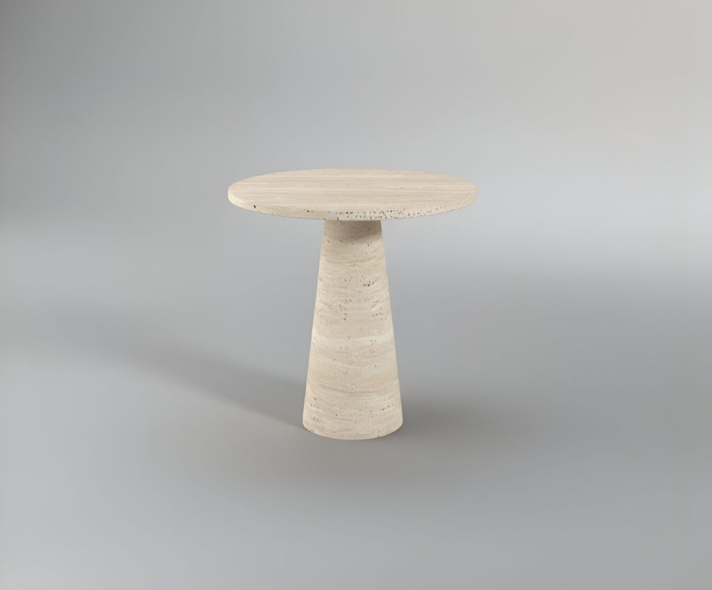 Barla Traverten Yan Sehpa - 2