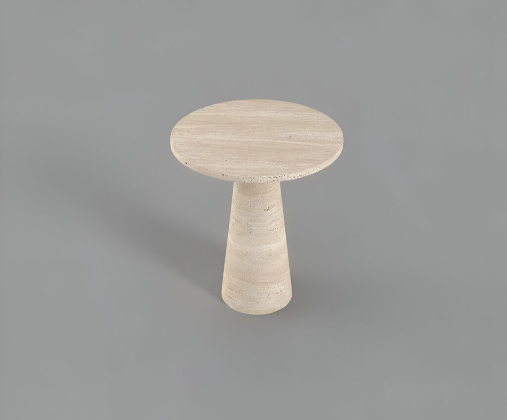 Barla Traverten Yan Sehpa - 3