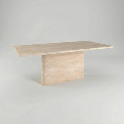 Bello Traverten Yemek Masası - 3