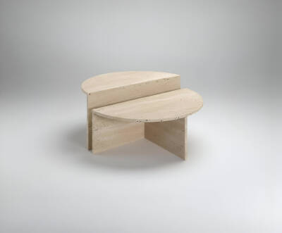 Belluno Traverten Orta Sehpa - 2