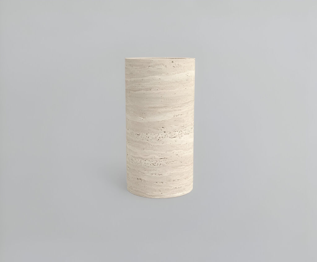 Bluu Traverten Vazo  - 2