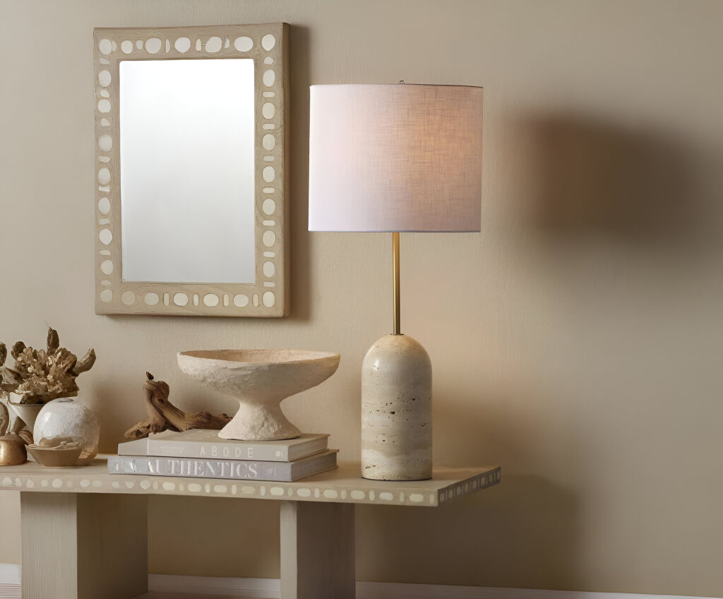 Brasilia Traverten Abajur  - 2