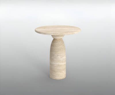 Fasy Traverten Yan Sehpa - 2