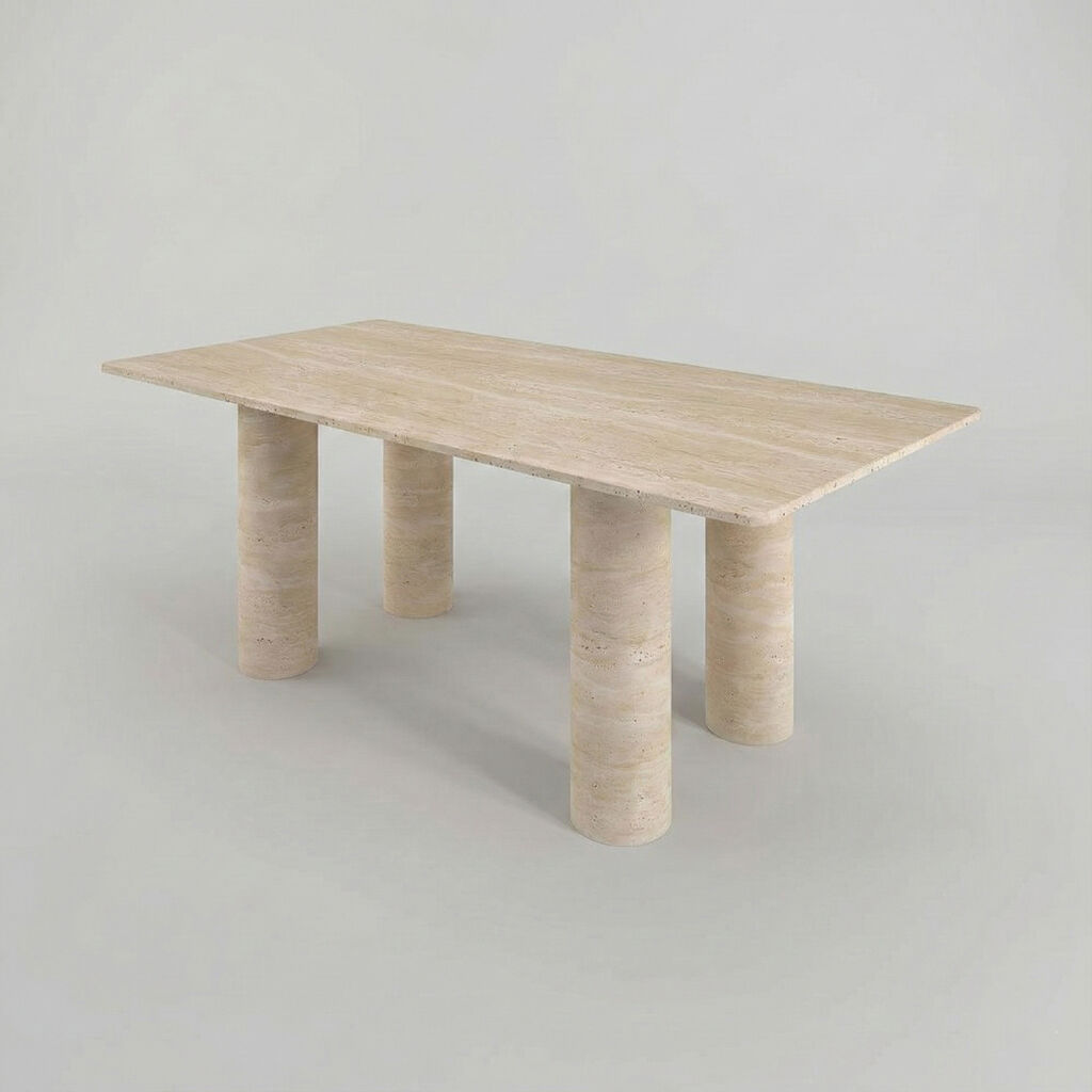 Florida Traverten Yemek Masası - 2