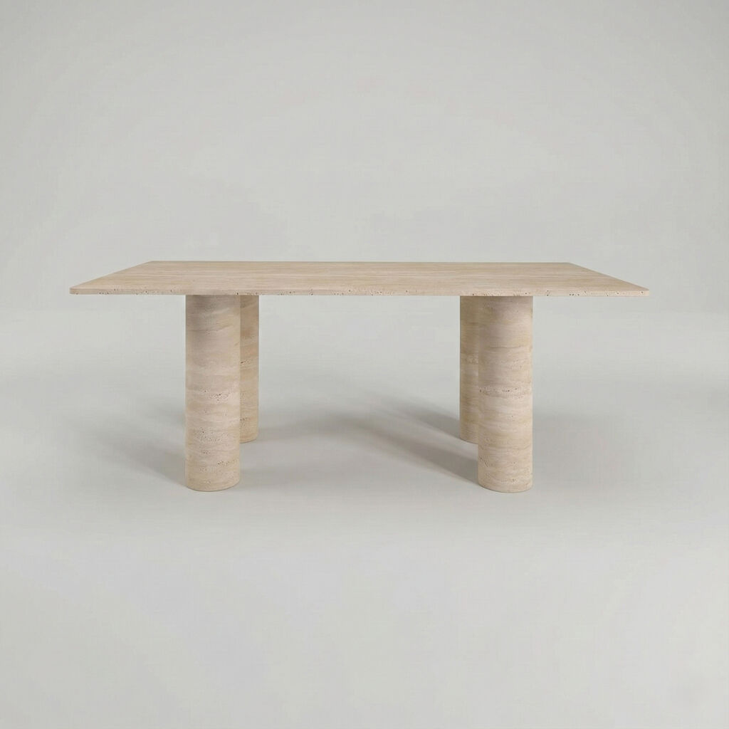 Florida Traverten Yemek Masası - 3