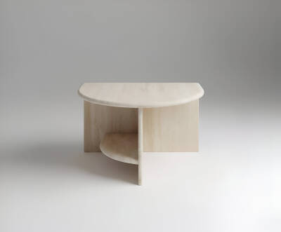 Gobes Traverten Yan Sehpa - 2