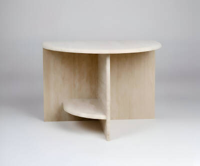 Gobes Traverten Yan Sehpa - 3