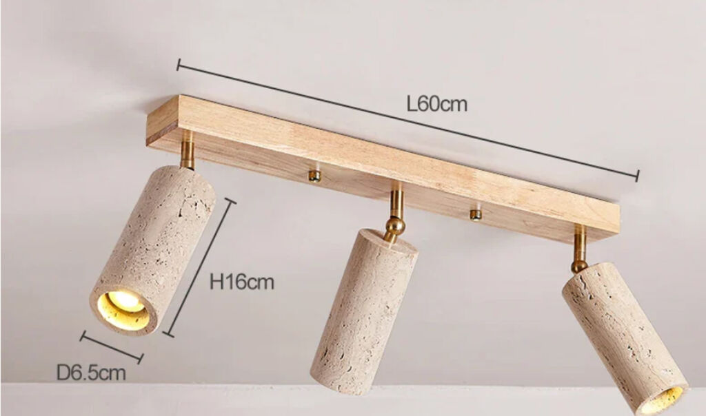 Hamferst Traverten Lineer Spot Aydınlatma - 4