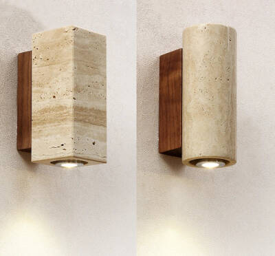 HEIMS 2’li Traverten Aplik Aydınlatma