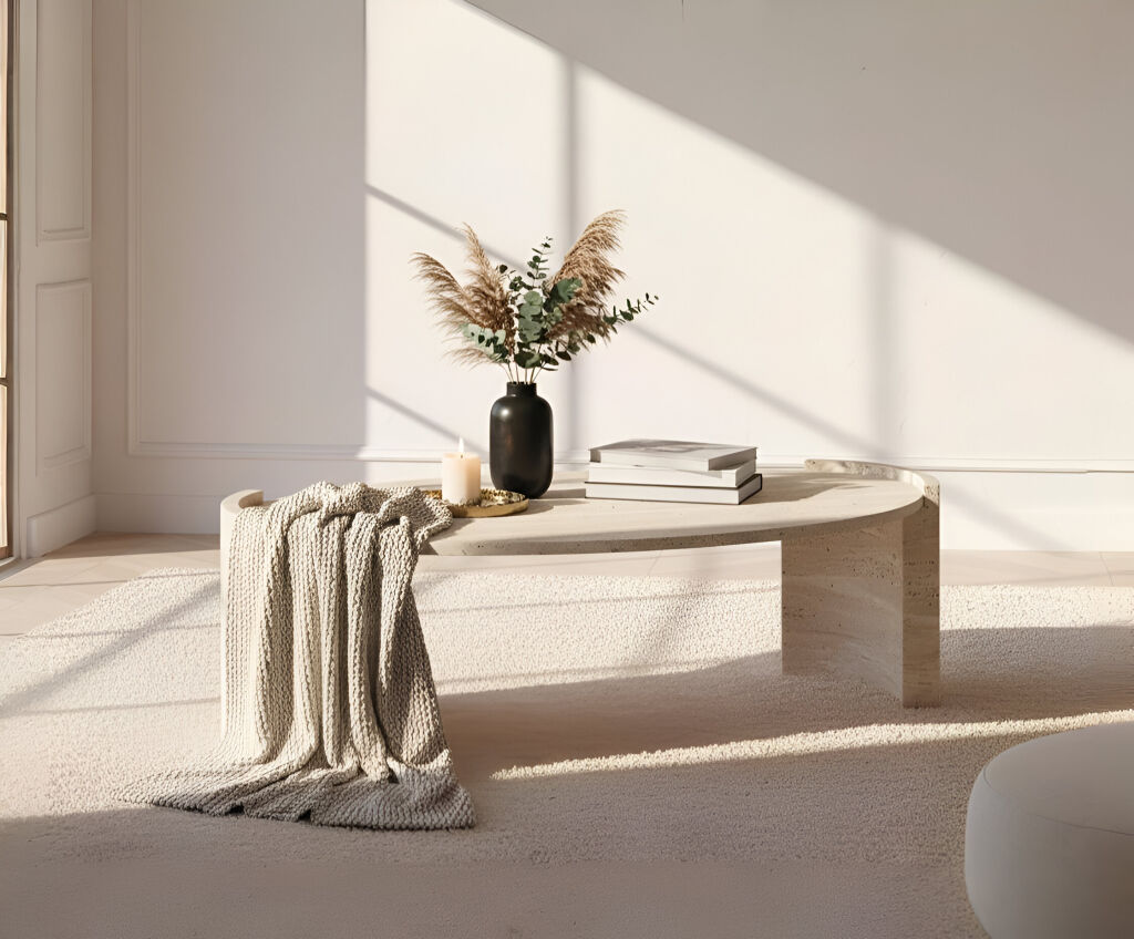 Katrun Traverten Orta Sehpa - 1