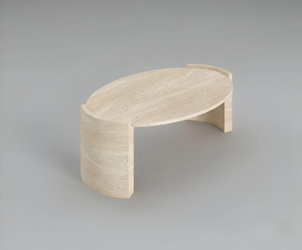 Katrun Traverten Orta Sehpa - 2