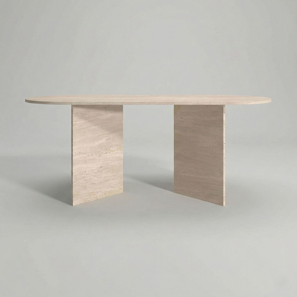 Lanus Traverten Yemek Masası - 2