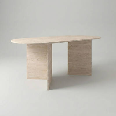 Lanus Traverten Yemek Masası - 3