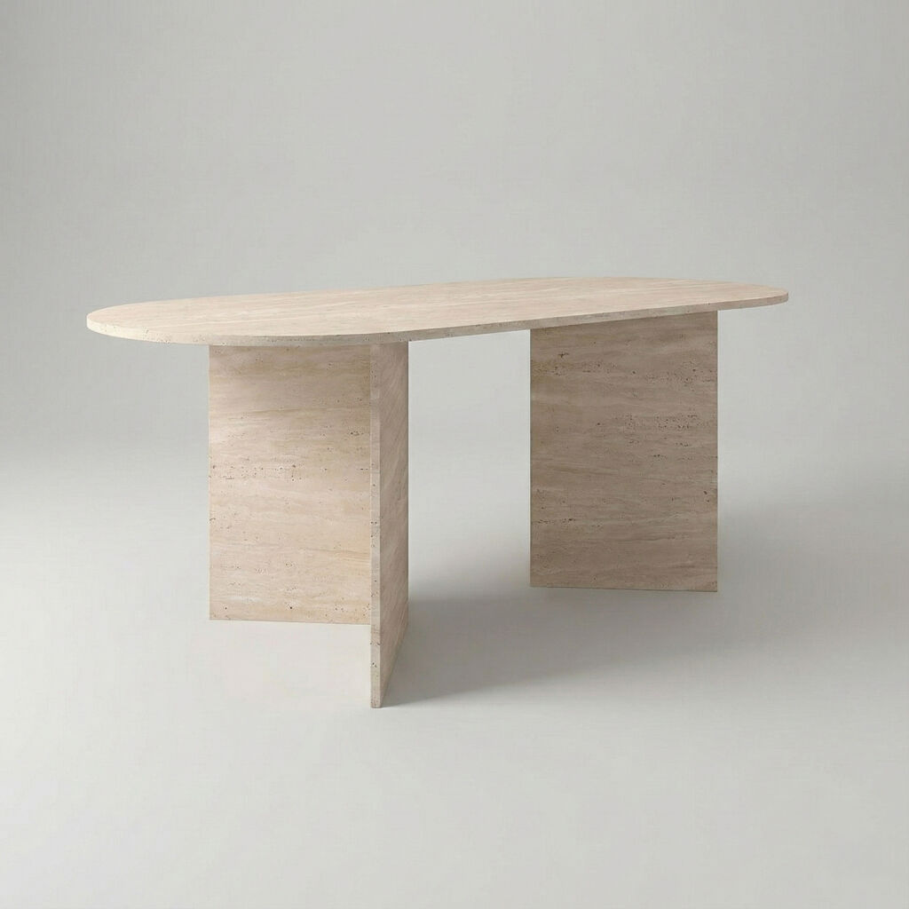 Lanus Traverten Yemek Masası - 3