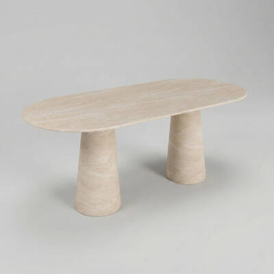 Lapin Traverten Yemek Masası - 3