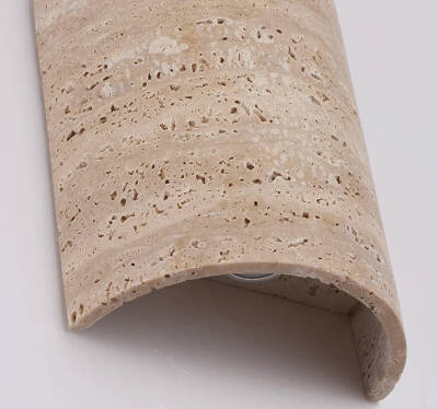 LULE Traverten Silindirik Duvar Apliği - 2