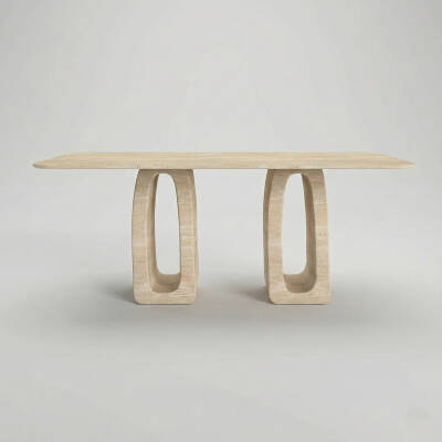 Maracay Traverten Yemek Masası - 2