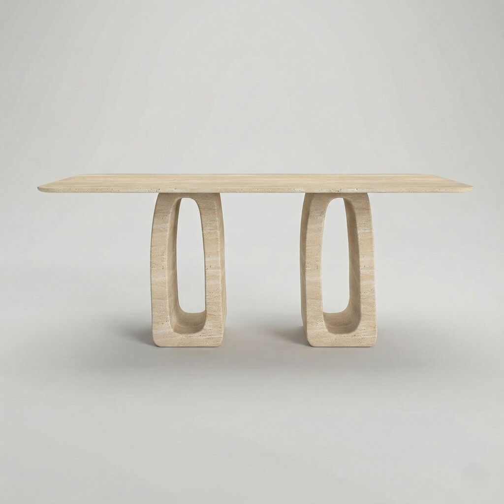 Maracay Traverten Yemek Masası - 2