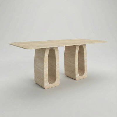 Maracay Traverten Yemek Masası - 3