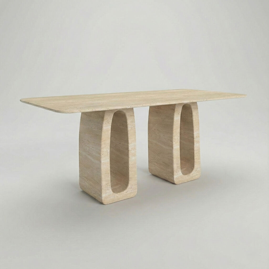 Maracay Traverten Yemek Masası - 3