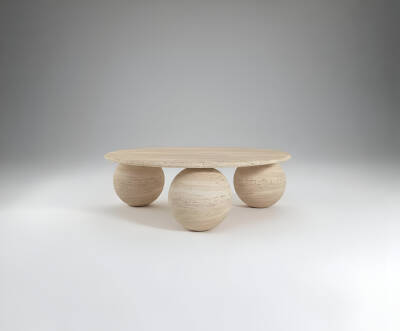 Menia Traverten Orta Sehpa - 2