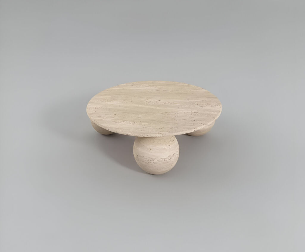 Menia Traverten Orta Sehpa - 3