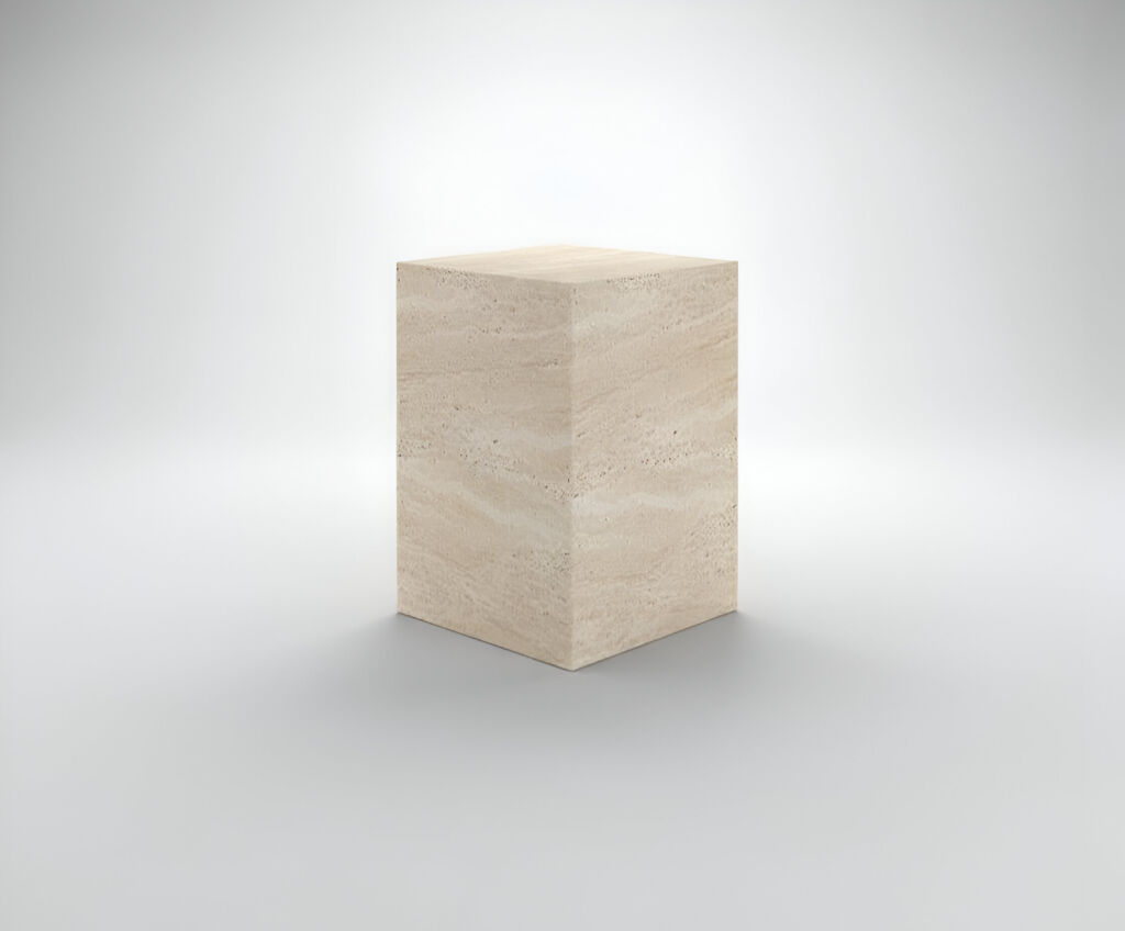 Moon Traverten Yan Sehpa - 2