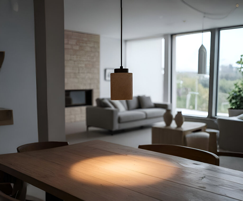 Mora Traverten Sarkıt Aydınlatma - 1