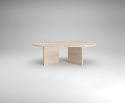 Nuoro Traverten Orta Sehpa - 3