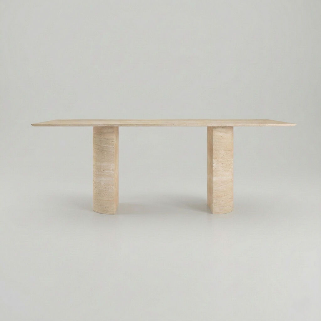 Olivos Traverten Yemek Masası - 2