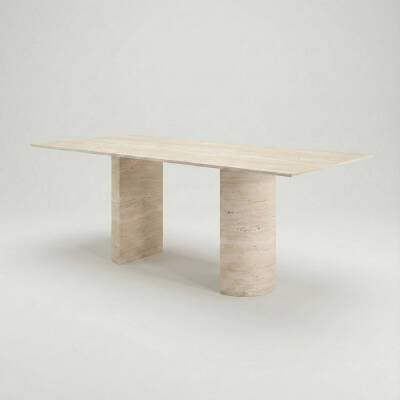 Olivos Traverten Yemek Masası - 3