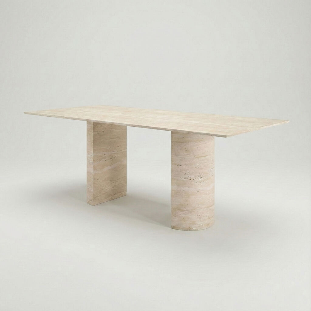 Olivos Traverten Yemek Masası - 3