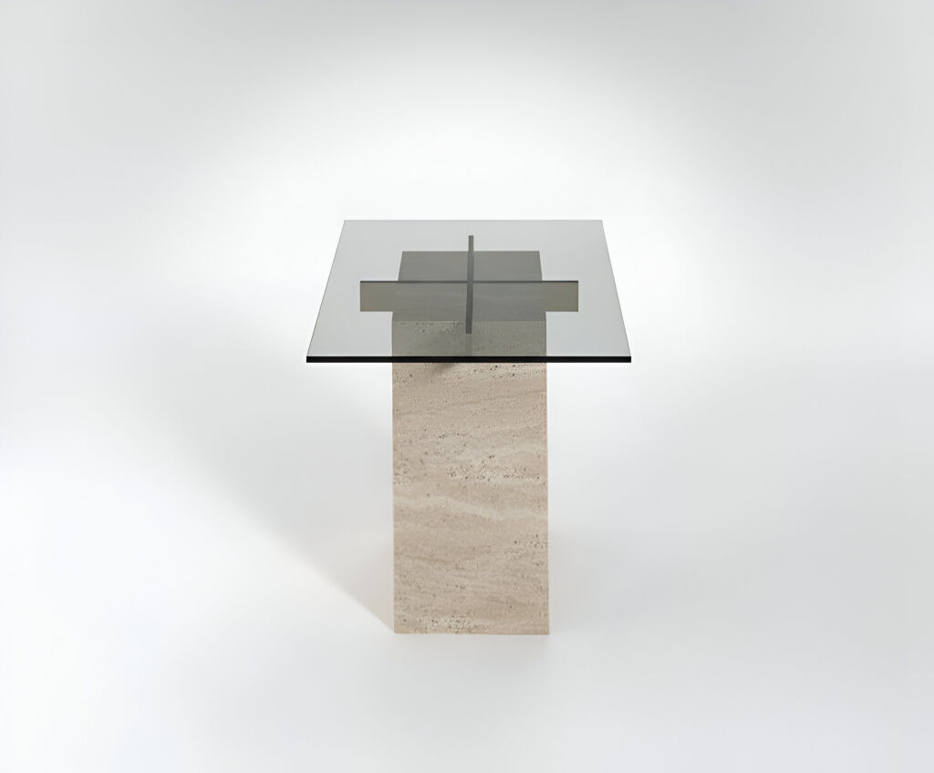 Olla Traverten Yan Sehpa - 3