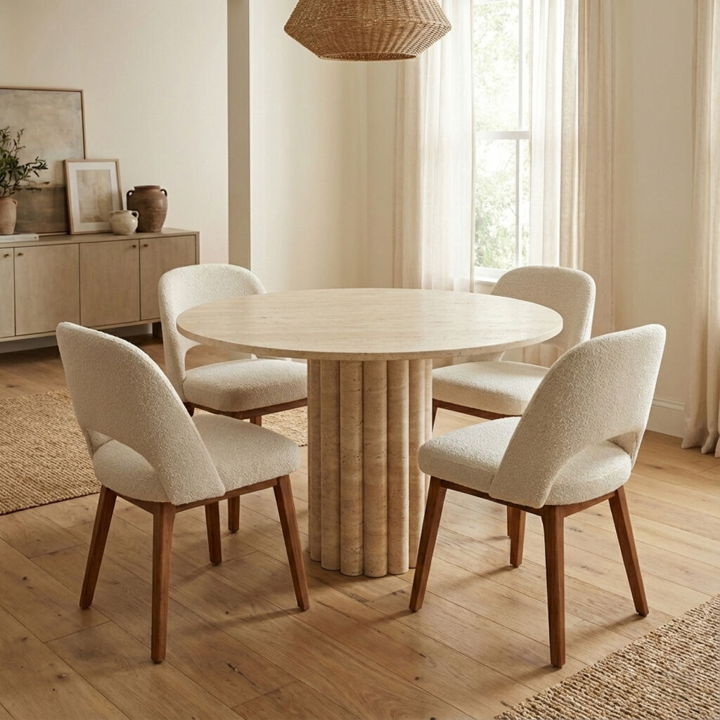 Palo Traverten Yemek Masası - 1