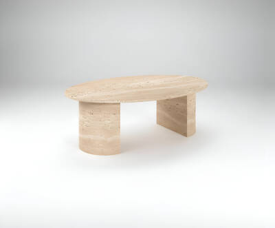 Parma Traverten Orta Sehpa - 2