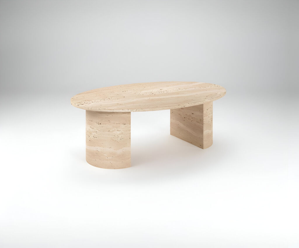 Parma Traverten Orta Sehpa - 2