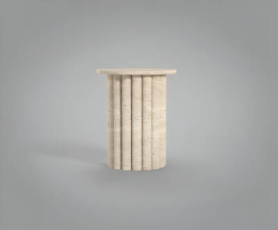 Pety Traverten Yan Sehpa - 2