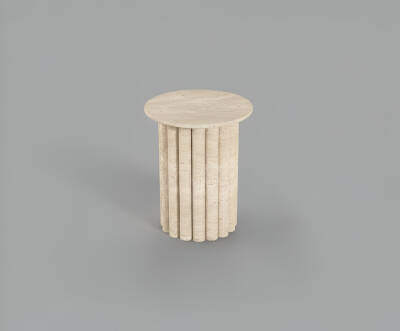 Pety Traverten Yan Sehpa - 3