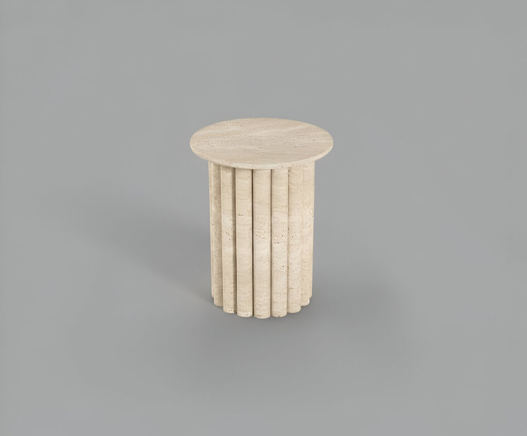 Pety Traverten Yan Sehpa - 3